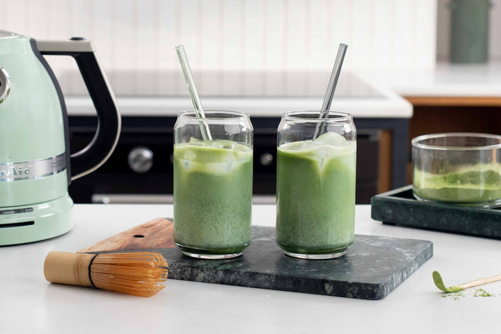 Jeges matcha latte